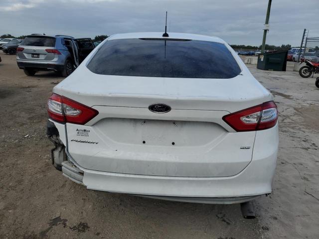 1FA6P0H70E5373482 - 2014 FORD FUSION SE WHITE photo 6