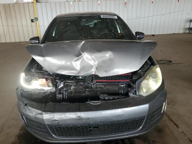 WVWHD7AJXCW209819 - 2012 VOLKSWAGEN GTI CHARCOAL photo 5