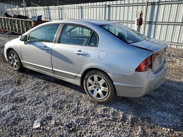 1HGFA16508L111014 - 2008 HONDA CIVIC LX SILVER photo 2