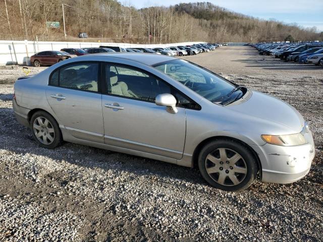 1HGFA16508L111014 - 2008 HONDA CIVIC LX SILVER photo 4