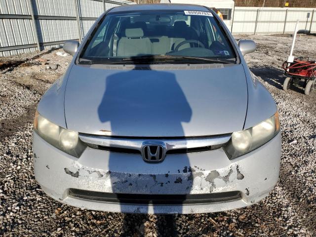 1HGFA16508L111014 - 2008 HONDA CIVIC LX SILVER photo 5