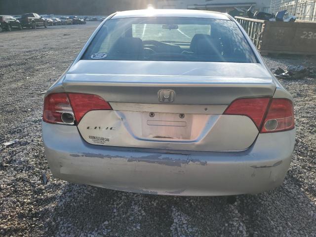 1HGFA16508L111014 - 2008 HONDA CIVIC LX SILVER photo 6