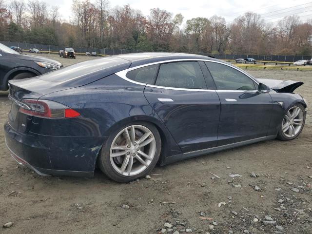 5YJSA1DN1DFP09674 - 2013 TESLA MODEL S BLUE photo 3