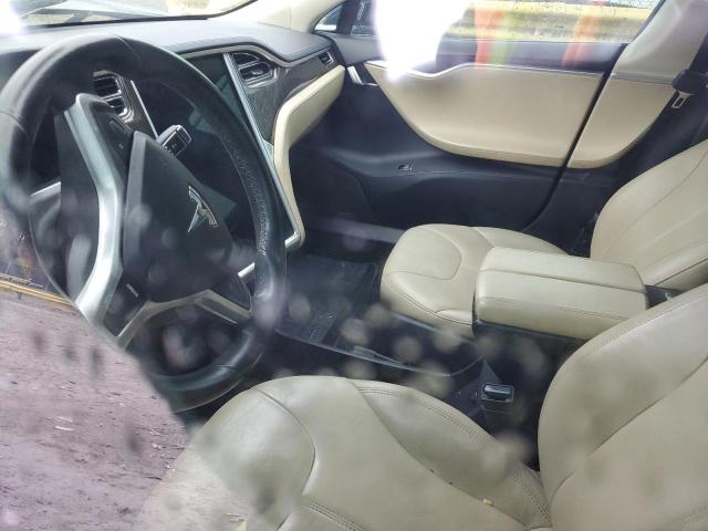 5YJSA1DN1DFP09674 - 2013 TESLA MODEL S BLUE photo 8