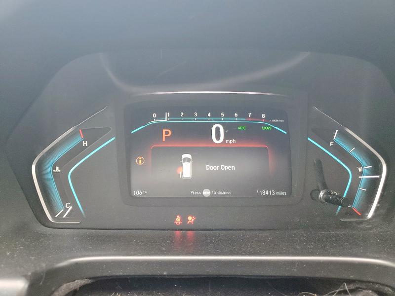 5FNRL6H9XJB002877 - 2018 HONDA ODYSSEY ELITE SILVER photo 9