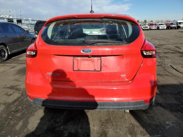 1FADP3K20HL231199 - 2017 FORD FOCUS SE RED photo 6