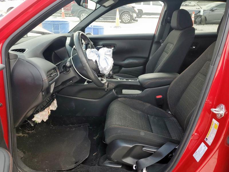 3CZRZ1H50PM744749 - 2023 HONDA HR-V SPORT RED photo 7