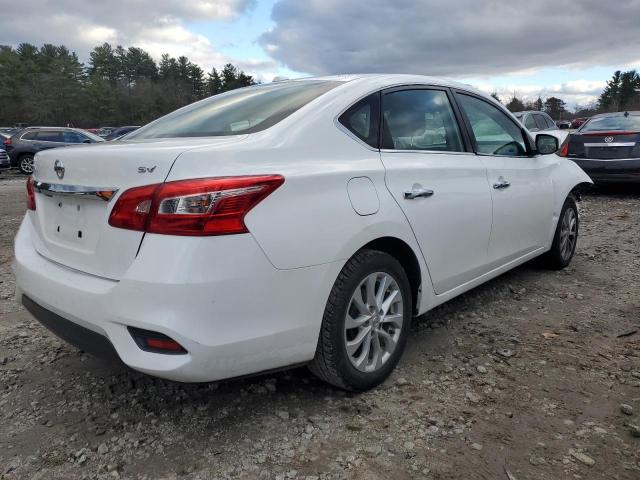 3N1AB7AP3KY321335 - 2019 NISSAN SENTRA S WHITE photo 3