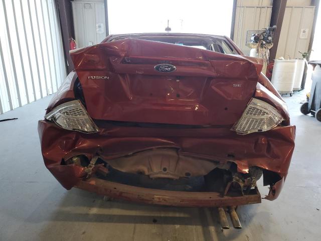 3FAHP0HA8AR256826 - 2010 FORD FUSION SE RED photo 6