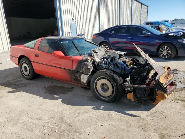 1G1AY0785E5143215 - 1984 CHEVROLET CORVETTE RED photo 4