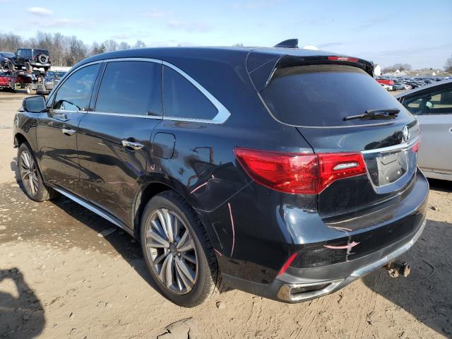 5J8YD4H54HL007186 - 2017 ACURA MDX TECHNOLOGY BLACK photo 2