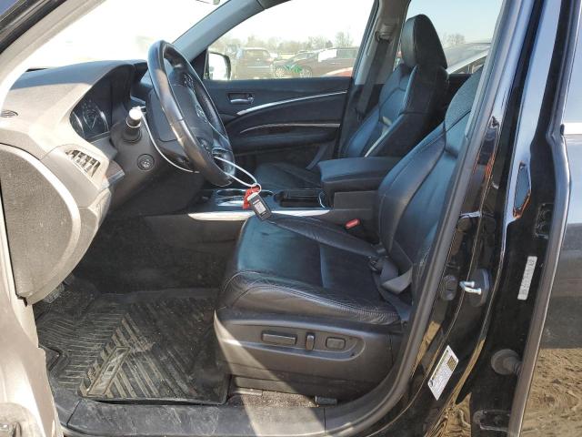 5J8YD4H54HL007186 - 2017 ACURA MDX TECHNOLOGY BLACK photo 7