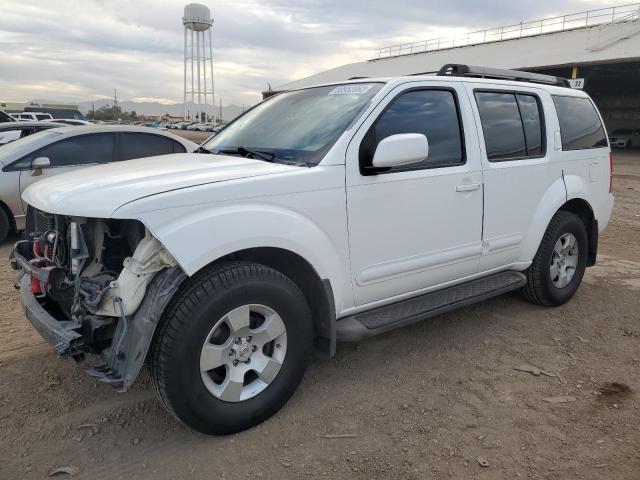 5N1AR18U65C744744 - 2005 NISSAN PATHFINDER LE WHITE photo 1