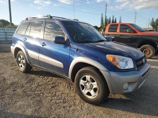 JTEGD20V050076833 - 2005 TOYOTA RAV4 BLUE photo 4