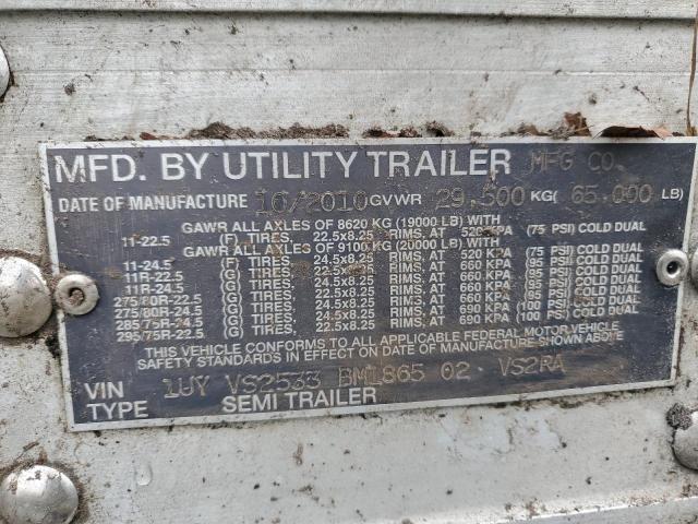 1UYVS2533BM186502 - 2011 UTILITY TRAILER Ağ foto 10