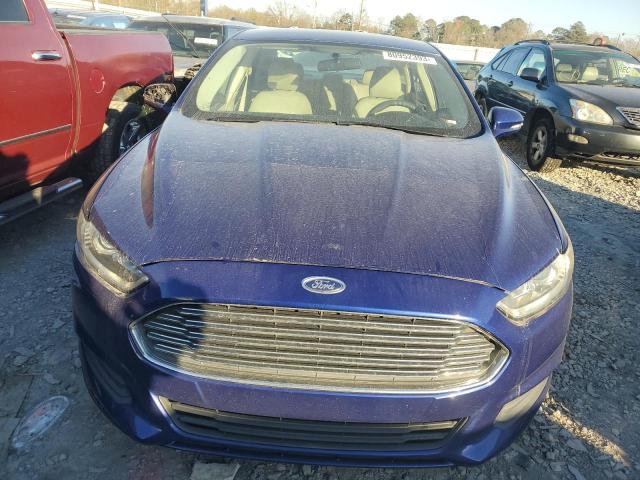 1FA6P0H77G5114457 - 2016 FORD FUSION SE BLUE photo 5