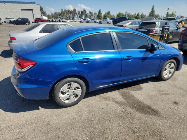19XFB2F58EE201727 - 2014 HONDA CIVIC LX Bleu photo 3