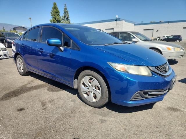 19XFB2F58EE201727 - 2014 HONDA CIVIC LX Bleu photo 4