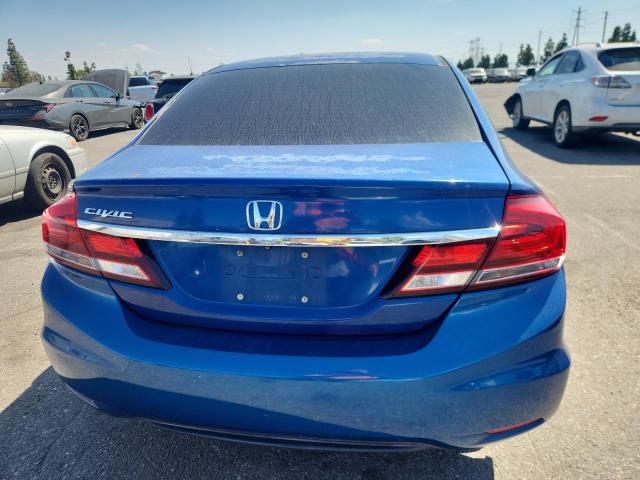 19XFB2F58EE201727 - 2014 HONDA CIVIC LX Bleu photo 6