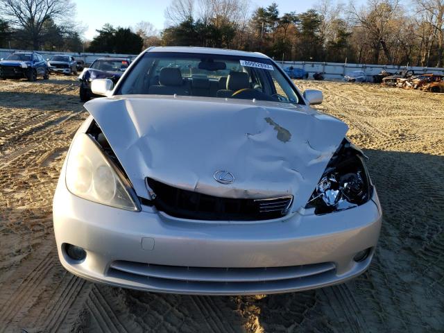 JTHBA30G155093169 - 2005 LEXUS ES 330 SILVER photo 5