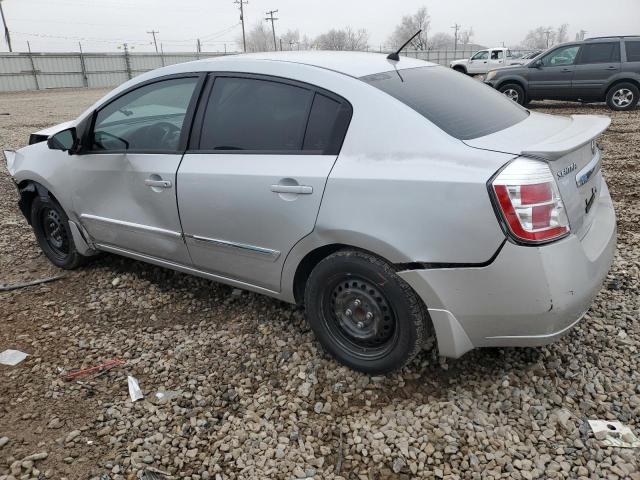 3N1AB6AP5CL679528 - 2012 NISSAN SENTRA 2.0 SILVER photo 2