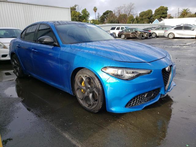 ZARFAMBN9K7606789 - 2019 ALFA ROMEO GIULIA TI BLUE photo 4