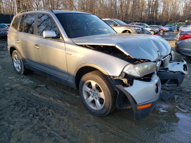 WBXPC93408WJ12818 - 2008 BMW X3 3.0SI GRAY photo 4