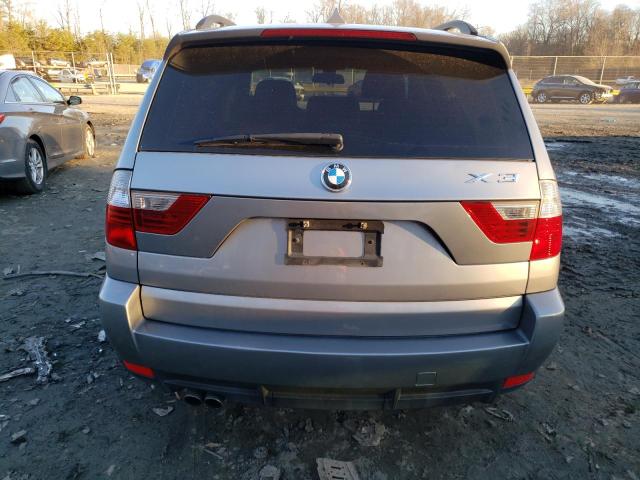 WBXPC93408WJ12818 - 2008 BMW X3 3.0SI GRAY photo 6