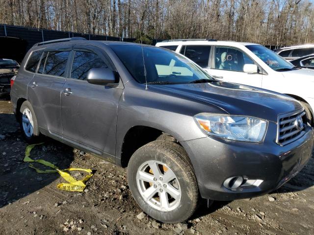 5TDZA3EH9AS001523 - 2010 TOYOTA HIGHLANDER CHARCOAL photo 4