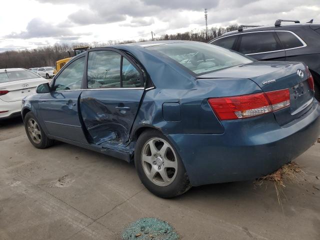 5NPEU46F87H168348 - 2007 HYUNDAI SONATA SE BLUE photo 2