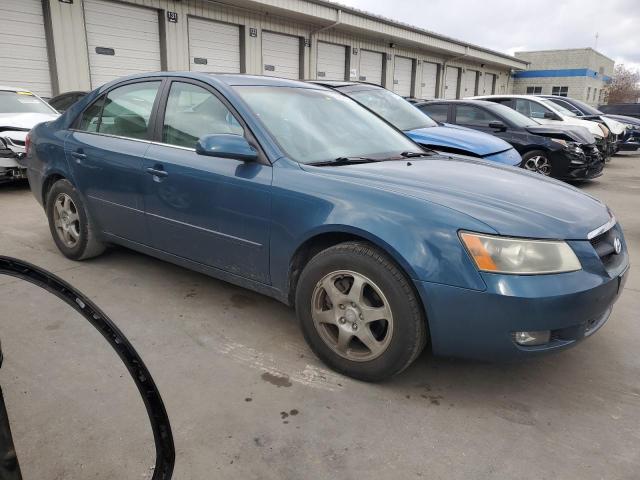 5NPEU46F87H168348 - 2007 HYUNDAI SONATA SE BLUE photo 4