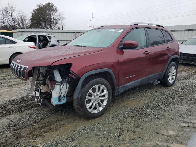 1C4PJLCB6LD626109 - 2020 JEEP CHEROKEE LATITUDE BURGUNDY photo 1