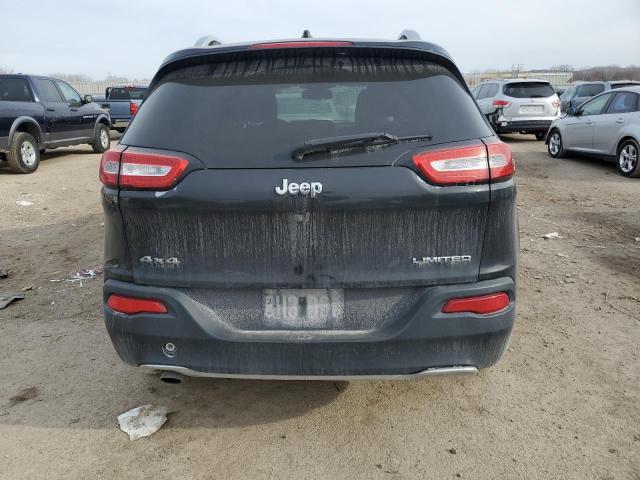 1C4PJMDB7FW757448 - 2015 JEEP CHEROKEE LIMITED BLACK photo 6