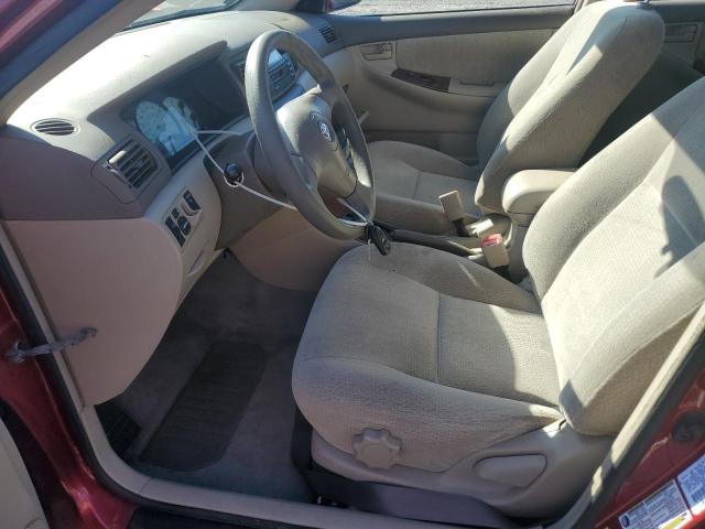1NXBR38E04Z264734 - 2004 TOYOTA COROLLA CE أحمر صورة 7