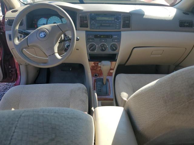1NXBR38E04Z264734 - 2004 TOYOTA COROLLA CE أحمر صورة 8