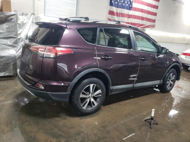 2T3RFREV3HW620377 - 2017 TOYOTA RAV4 XLE PURPLE photo 3