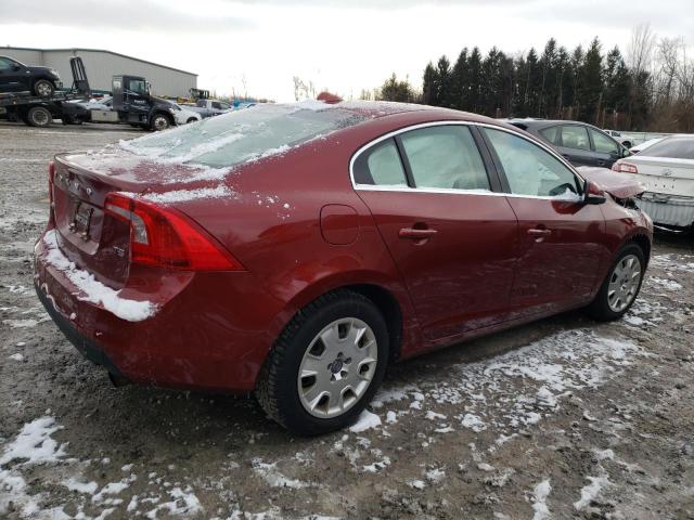 YV1622FS2C2086620 - 2012 VOLVO S60 T5 RED photo 3