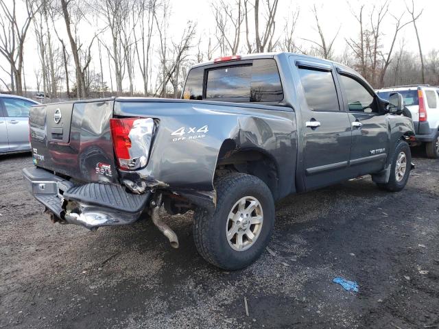 1N6AA07B66N506353 - 2006 NISSAN TITAN XE GRAY photo 3