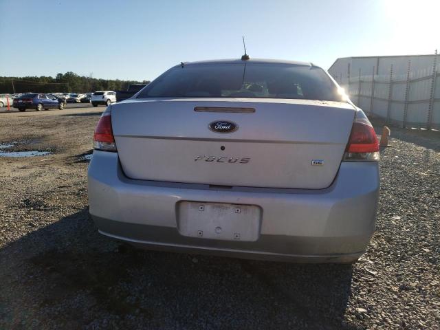 1FAHP35N29W125411 - 2009 FORD FOCUS SE SILVER photo 6