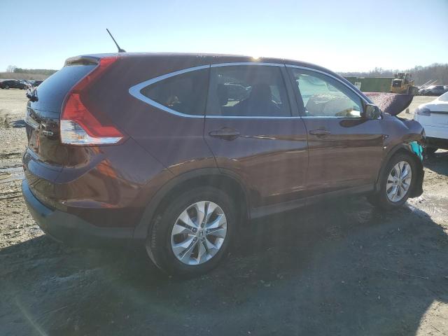 5J6RM4H58EL069764 - 2014 HONDA CR-V EX MAROON photo 3