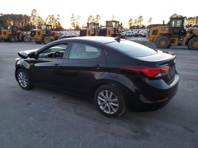 5NPDH4AE0EH532869 - 2014 HYUNDAI ELANTRA SE BLACK photo 2