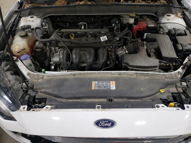 3FA6P0H74HR356041 - 2017 FORD FUSION SE WHITE photo 11