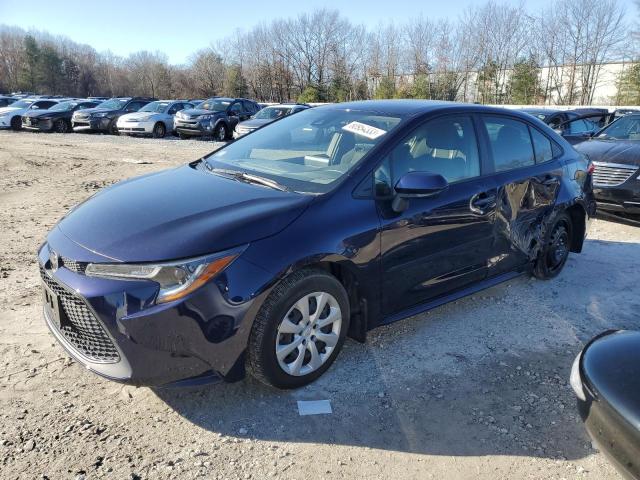 JTDEPMAE2MJ189365 - 2021 TOYOTA COROLLA LE BLUE photo 1