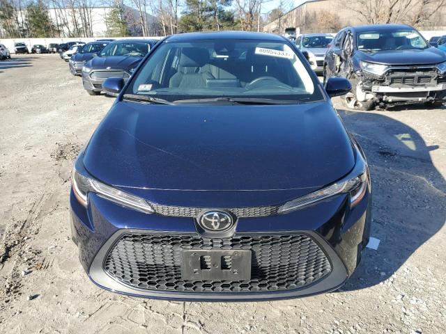 JTDEPMAE2MJ189365 - 2021 TOYOTA COROLLA LE BLUE photo 5