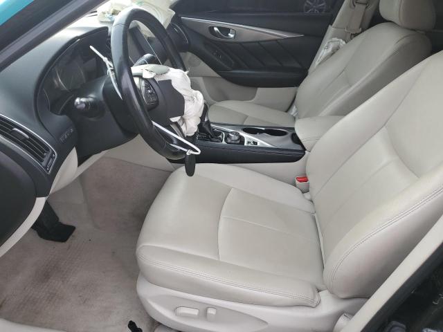 JN1BV7AR1FM391602 - 2015 INFINITI Q50 BASE TURQUOISE photo 7