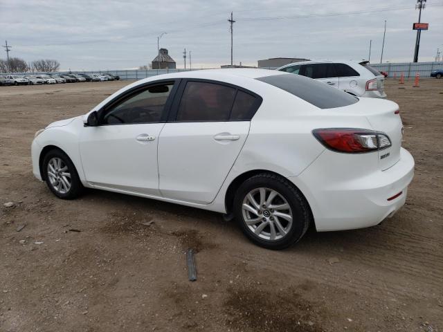 JM1BL1W78D1729387 - 2013 MAZDA 3 I WHITE photo 2