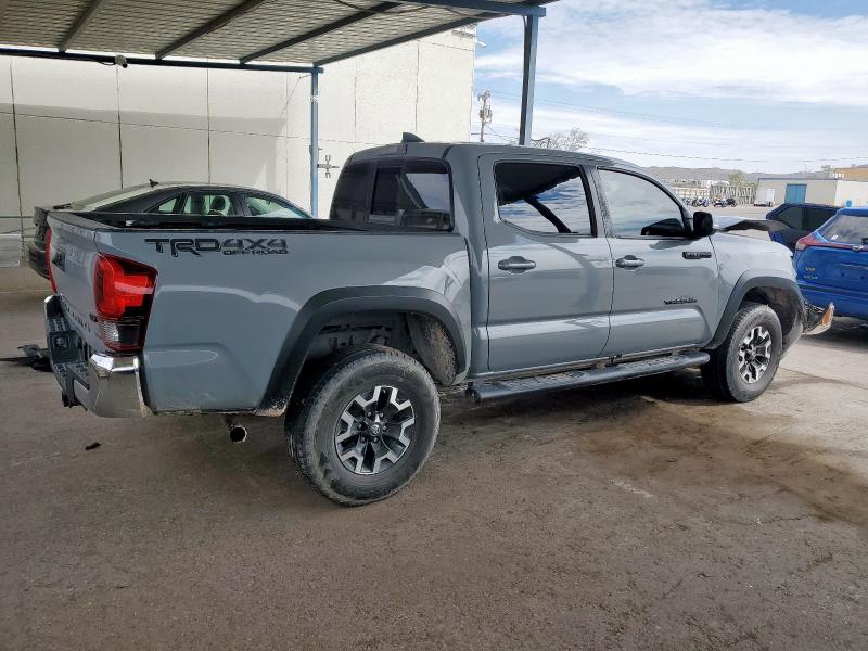 3TMCZ5ANXKM271710 - 2019 TOYOTA TACOMA DOUBLE CAB Մոխրագույն լուսանկար 3