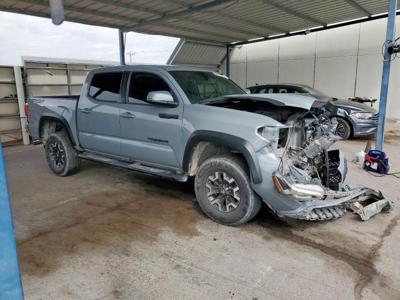 3TMCZ5ANXKM271710 - 2019 TOYOTA TACOMA DOUBLE CAB Մոխրագույն լուսանկար 4