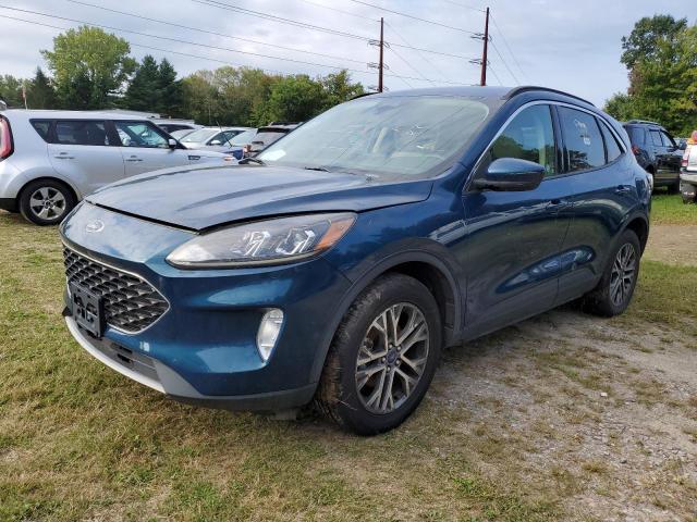 1FMCU9H65LUA89989 - 2020 FORD ESCAPE SEL BLUE photo 2