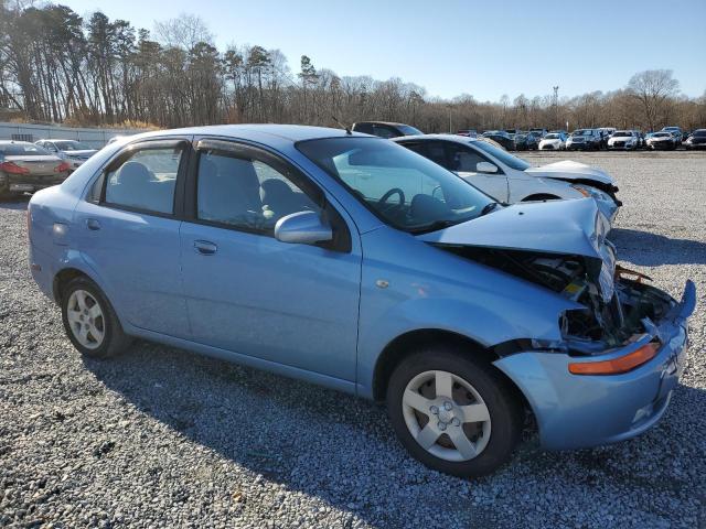 KL1TD52645B357278 - 2005 CHEVROLET AVEO BASE BLUE photo 4